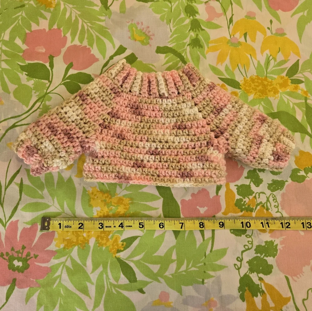 Handmade Crochet Teddy Bear Sweater